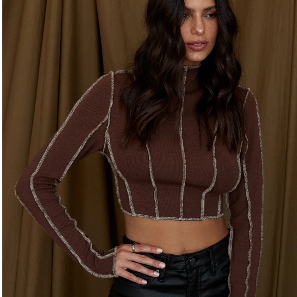 12th Tribe Turtleneck Crop